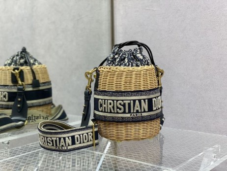 Torbu Lady Dior Dior 17cm Prirodni Pruća Plava Dior Od Косого Jacquard