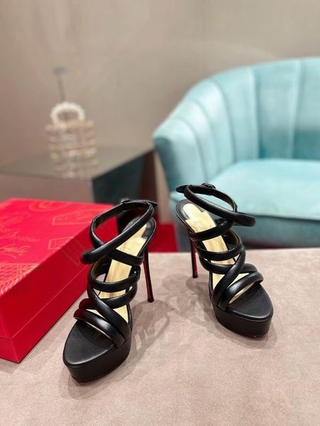 Christian Louboutin Ženske Sandale s remenom na щиколотке 150 mm CL Cipele Store