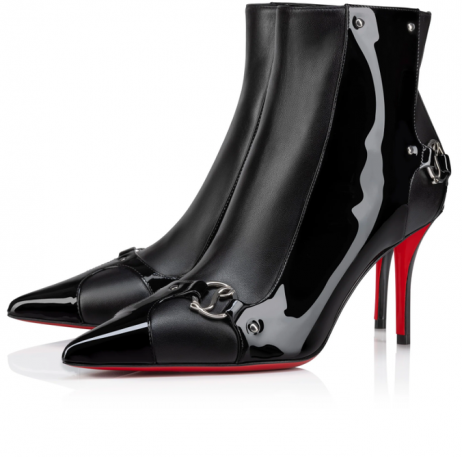 Christian Louboutin Cl U Ботильонах 90-ih od prave kože 80 mm Crne boje