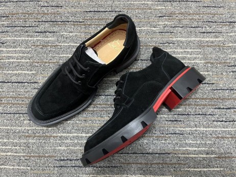 Christian Louboutin Naše Derbi Georges L Antilopa Crne Boje CL