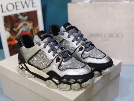 TRENER Jimmy Choo DIAMOND X TRENERA/M FHF Tenisky Silver