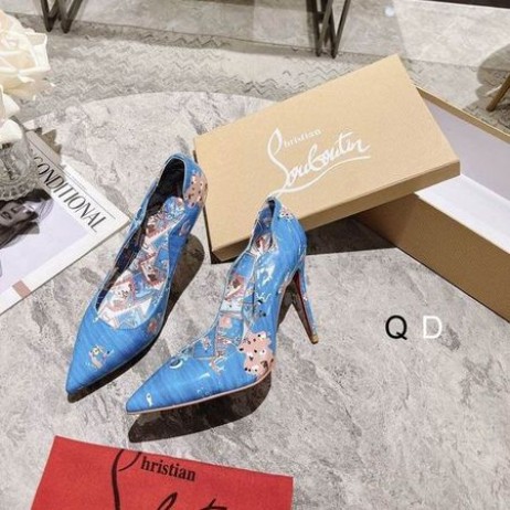 Christian Louboutin Cipele-Brod Hot Chick 100 mm Loubi Odyssey Od Lakirane Kože Многоцветного Boje