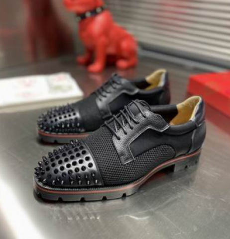 Christian Louboutin Cipele-Oxfords Charlie Me od Teleće kože Crne boje CL