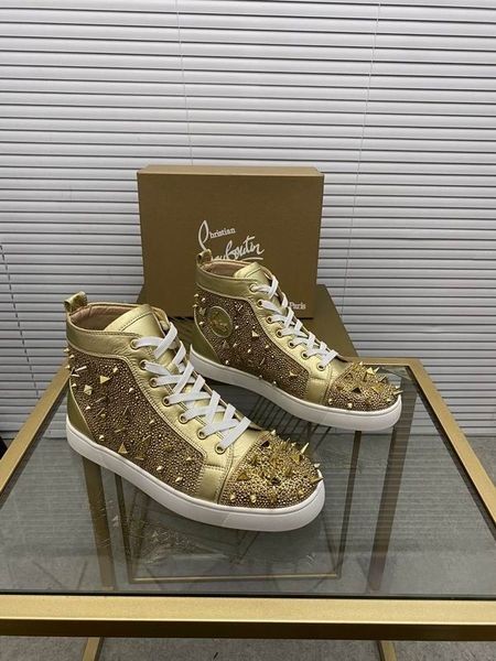 Christian Louboutin Visoke tenisice na ravne cipele sa šiljcima Louis Pik od Pik Christian Louboutin