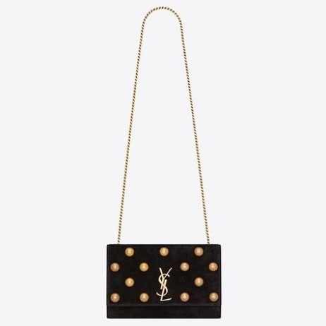 Torba za Saint Laurent Medium Kate s Crnim Замшевыми Zakovicama