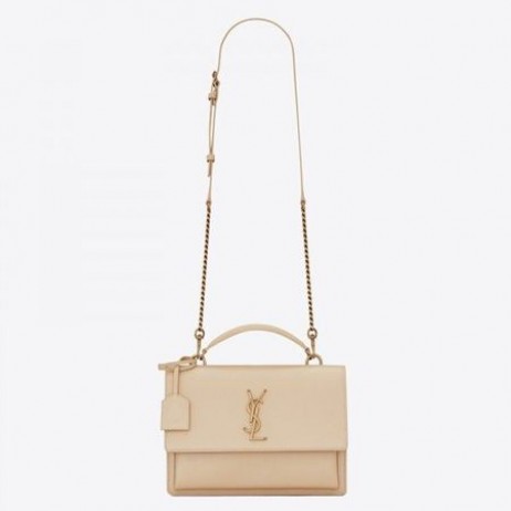 Saint Laurent Nova torba Srednje veličine Sunset Torba Bež boje Od Teleće kože Saint Laurent Bag