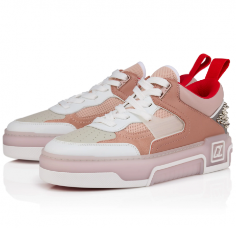 Christian Louboutin Astroloubi Sneakers Calf and Nappa Leather Multicolor