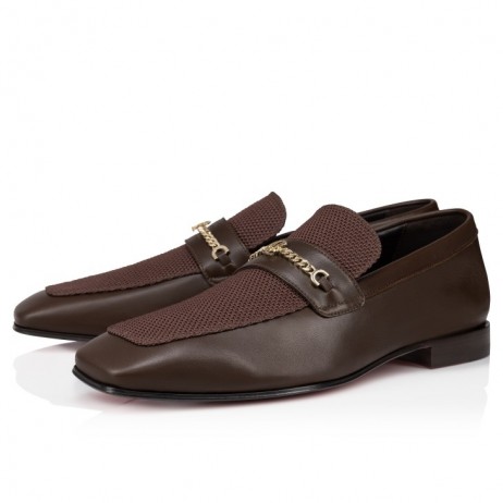 Christian Louboutin Mj Moc Loafers Polo Fabric Cosme