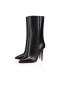 Christian Louboutin Niske cipele Astrilarge Booty 100 Mm Od Teleće kože Crne boje Christian Louboutin Shoes