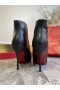 Čizme Christian Louboutin BirgiKate od Teleće kože 85 mm Crne boje