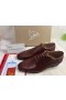 Oxfords Christian Louboutin Corteobello od Патинированной Teleća koža Havane Smeđe boje