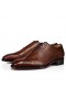 Oxfords Christian Louboutin Corteobello od Патинированной Teleća koža Havane Smeđe boje