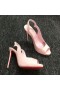 Cipele-brod Christian Louboutin Hot Chick 120 mm Od Lakirane Kože Ružičaste boje