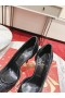 Cipele-brod Christian Louboutin Iriza od 100-milimetarski Baršun Papillon Crne boje CL