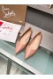 Christian Louboutin Kate balet stanovi Na ravne Cipele Od Lakirane Kože ili boje kože Christian Louboutin Store