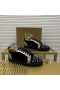Christian Louboutin tenisice Louis Junior Spikes Orlato od kože i antilopa Crne boje
