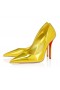 Cipele-brod Christian Louboutin Miss Z 100 Mm od Lameliranog Teleće kože Delight