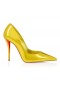 Cipele-brod Christian Louboutin Miss Z 100 Mm od Lameliranog Teleće kože Delight