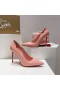 Cipele-brod Christian Louboutin Hot Chick od Lakirane kože 100 mm Ružičaste Boje