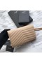 Novčanik na lancu s Monogramom Saint Laurent WOC Od Prave kože Poudre