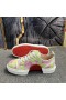 Christian Louboutin Adolon Junior Žakard Tenisice Od Krep Satena Boja Boja