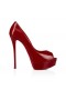 Christian Louboutin Fetiš-cipele-brod Peep 150 Mm od Lakirane kože Vog Loubi