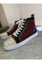 Christian Louboutin Tenisice Louis Orlato S Visokim Берцем Na Шипах, Parhet Raznobojnim