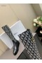 Čizme Dior Empreinte Do koljena, Crne Boje