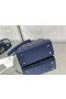 Bag Lady Dior Dior 24 cm, Ukrašen Kristalima, Каннаж Od Satena Plave Boje