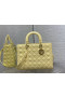 Bag Lady Dior Dior 24 CM Od Žute konzervirane Ovčje kože