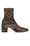Christian Louboutin Alleo Boot 70 mm Niske Čizme S Жаккардовым po cijeloj površini Florea Višebojni