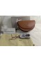 Torba Christian Louboutin By My Side Preko ramena od teleće kože smeđe boje