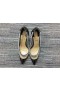 Cipele-brod Christian Louboutin Galativi sa šiljcima 85 mm od kože i PVC Crne boje