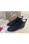 Christian Louboutin tenisice Louis s visokim берцем od zrnate teleće kože u morskom stilu Christian Louboutin Shoes