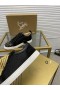Christian Louboutin tenisice Louis Junior sa šiljcima od kože i tekstila Crne boje