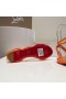 Christian Louboutin cipele s remenčićem oko gležnja Mafaldina Na ravne cipele Od Lakirane Kože Narančaste Boje