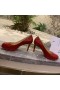 Christian Louboutin/ Novi Jednostavne Cipele-brod od Lakirane kože 85 mm, Crvene boje Christian Louboutin