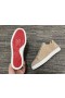 Christian Louboutin Seavaste 2 Orlato Flat S niskim gornjim dijelom Od Antilop Pješčane boje
