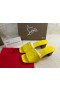 Japanke Christian Louboutin So Cl Mule 55 mm od Napa kože Žute boje