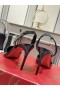 Christian Louboutin Astrid/ cipele-brod sa sklopivim naslonom 85 mm, Crne cipele Christian Louboutin cipele Od Lakirane kože