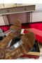 Christian Louboutin cipele s remenčićem oko gležnja Condorapik Queen od Lakirane Kože 100 mm Karamela boje