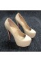 Cipele-brod Christian Louboutin Daffodile Na platformi 160 mm od Napa kože u Bež boji