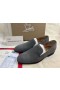 Лоферы Christian Louboutin Maslačak od Velur Sive boje