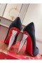 Cipele-brod Christian Louboutin Lipstrass, Ukrašena kristalima, 100 mm Christian Louboutin Shoes
