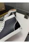 Christian Louboutin Visoke tenisice Lou Spikes Orlato Od platna i kože, Crne, Bijele, Tamno plave
