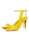 Christian Louboutin Loubigirl 85 mm Sandale Od Napa kože Žute boje Queen Christian Louboutin Shoes
