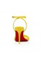 Christian Louboutin Loubigirl 85 mm Sandale Od Napa kože Žute boje Queen Christian Louboutin Shoes