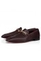 Лоферы Christian Louboutin Mj Moc od teleće kože Merlota Cipele Christian Louboutin