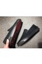 Tenisice-слипоны Christian Louboutin Pik Boat Spikes od Teleće kože Crne boje