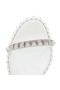Christian Louboutin Pyraclou Espadrilles 60 mm od Iris kože Bijele boje CL